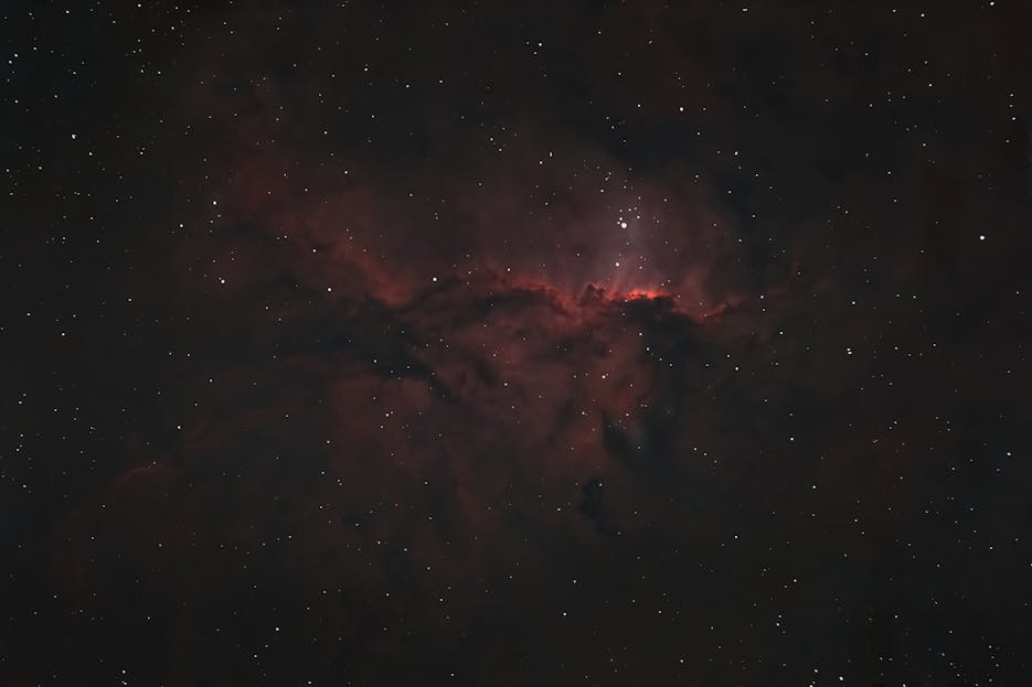 NovaPG Beautiful star field and nebula captured in the night sky over São Pedro de Alcântara, Brazil.