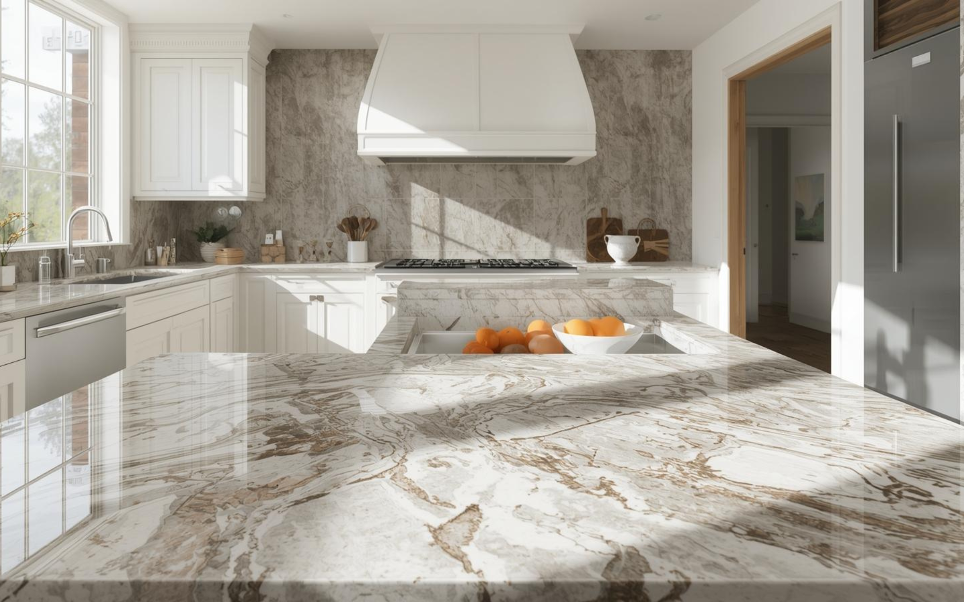 Trending Natural Stone Surface Colors for Kitchen Spaces